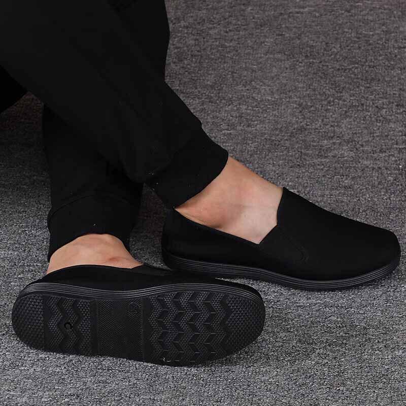 Men's Breathable Slip-on Cloth Work Shoes