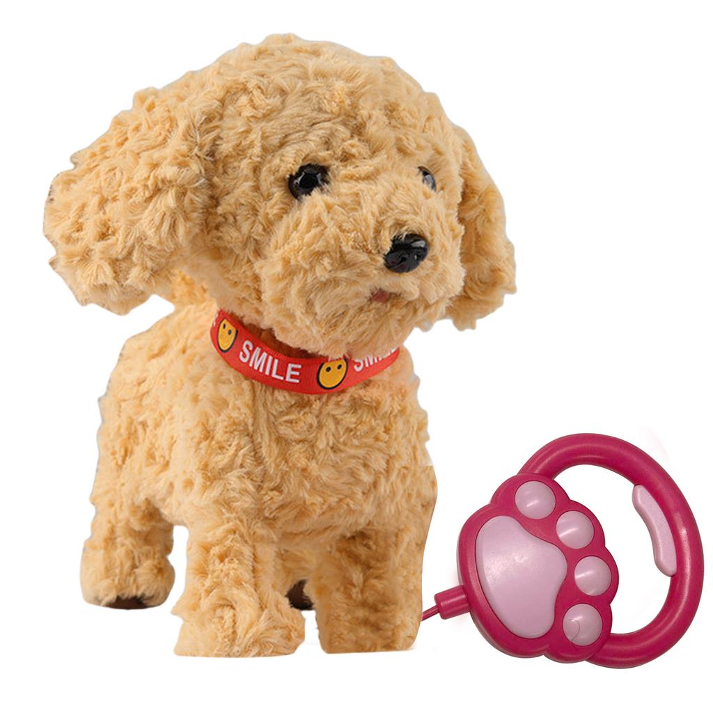 Electronic Toy Dogs That Walks and Barks Tail Wagging Plush Interactive Electronic Pets Tongue Licking Puppy Toys for Toddlers