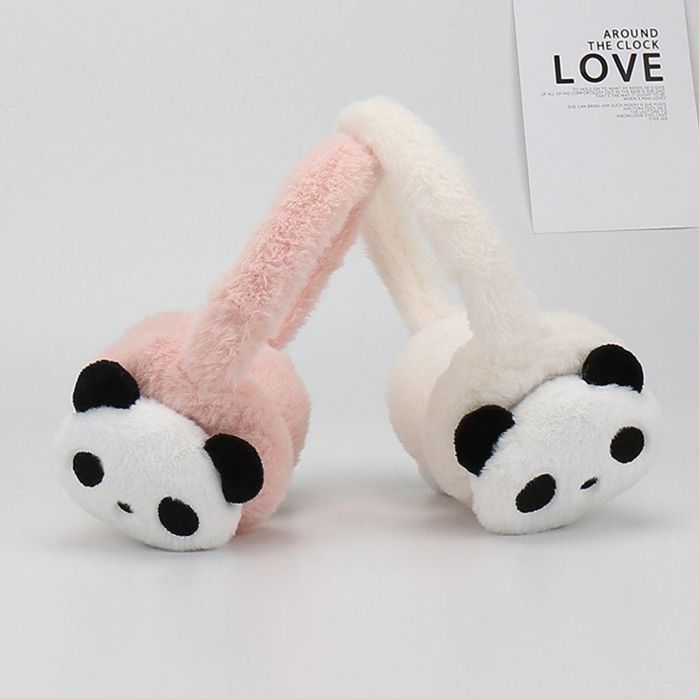 Warm Plush Earmuffs Fluffy Ear Warmer Winter Earflaps  for Men Women