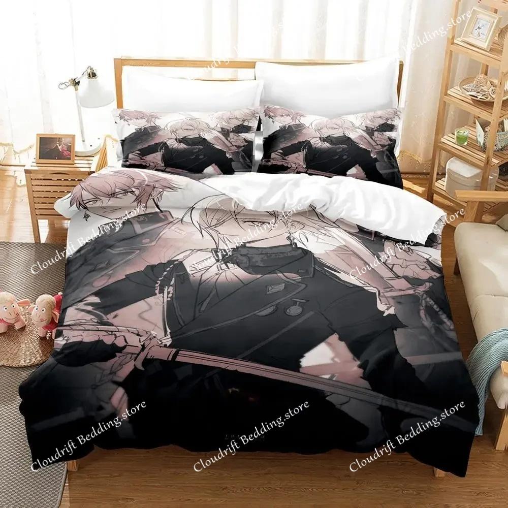 IDOLiSH7 Bedding Set Single Twin Full Queen King Size Bed Set Adult Kid Bedroom Duvet cover Sets 3D Print Anime Bed Sheet Set