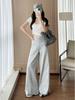 Women's High-Waisted Wide-Leg Pants - Autumn/Winter 2026, Slimming Casual Sweatpants, Premium Sportswear