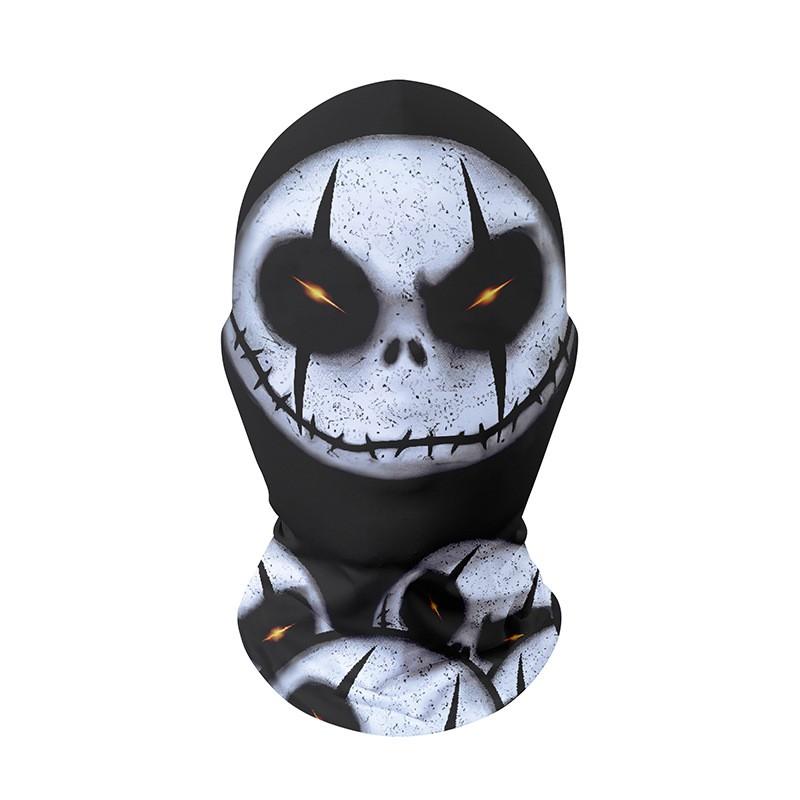 Maschera Integrale in Rete Uomo Donna Ciclismo Motocicletta Costume Divertente Copricapo Traspirante