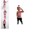 Wo ist Walter? Cosplay-Outfit für Erwachsene und Kinder aus atmungsaktivem Material für Partys