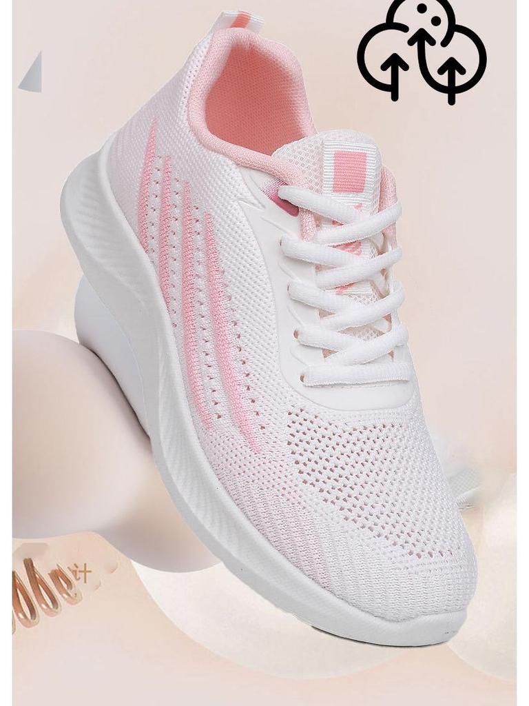 Summer 2025 Women's Fly-Knit Breathable Casual Sports Shoes - Soft Sole & Non-Slip