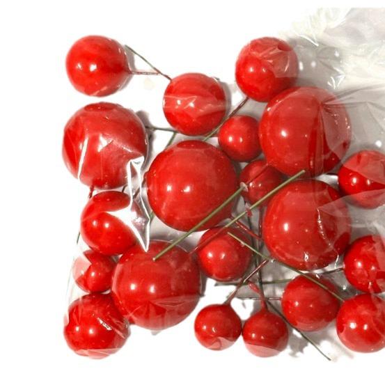 Christmas Multi-Color Decorative Ball Set - 20-Piece Pack with Gold, Silver, Foam, and Iridescent Balls