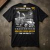 Trucker King Of The Open Road Graphic T-Shirt Big Rig Driver Appreciation Tee