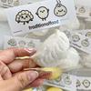 Dumpling Squishy Toys Cute Traditional Food Bun Squishies Slow Rising Stress Relief Fidget Toy Kids Party Favor Gift Kawaii