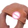 Erotic Accessories Silicone Penis Extension Cock Sleeve Enlarger Delay Ejaculation Couples Condom For Men Dildo Enhancer Sex Toy