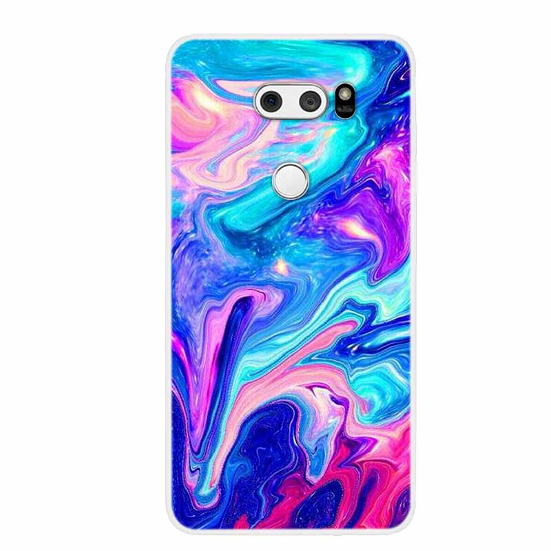 Per custodie LG K50 Q60 Marmo Trasparente Morbido TPU Silicone Cover Protettive per Telefono per LG K12 Prime / K12 Max X6 Custodia Q 60 Bumper Coque