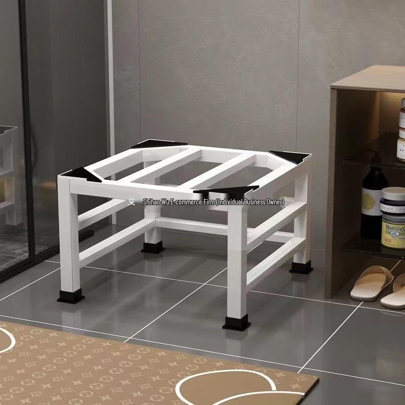 Uniwersalny stojak podstawowy do urządzeń AGD z kutego żelaza, z regulowaną wysokością, do pralki, lodówki, zmywarki i innych