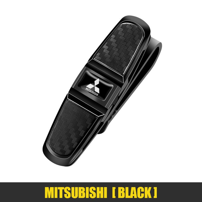 1 ks Klip na sluneční clonu do auta na brýle, úložný klip na lístky a karty Pro Mitsubishi Eclipse Space Delica Triton Star Mirage Jinxuan Galant