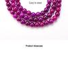 Royal Purple Sugilite Sodalite Clavicle Necklace with Magnetic Clasp - Light Luxury Women's Jewelry