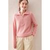2026 Autumn/Winter Women's 100% Wool Zipper Pullover Sweater - Thick, Loose, and Cozy Base Layer