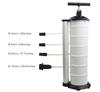 White Fluid Extractor Manual Hand Operated Oil Change Vacuum Pump 7L