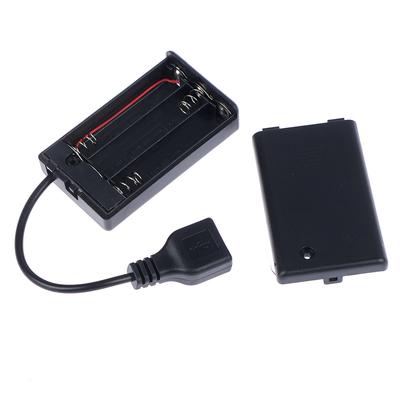 3*Aaa Battery Box With Usb Port For Building Block Led Light Kit With Switch To