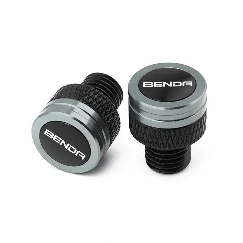 Motorcycle Accessories CNC M10*1.25 Aluminum Screws Bolts Mirror Hole Plugs Cap For Benda LFC700 LFC 700 LFC BD700-2