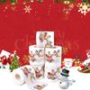 Christmas Roll Paper Napkin Colored Paper Creative Environmental 