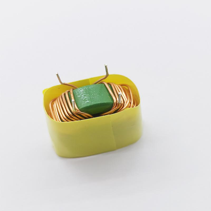 Ferrite Bead Inductor Coil, Common Mode Choke T16*9*7, 0.5mm Wire, Split Winding 40TS, 15mH, 3A, Tape-Wrapped
