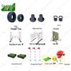 Outdoor 400m Combined Obstacle Training Set