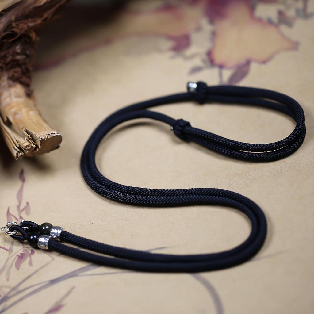 Adjustable Hand-Woven Thai Amulet Lanyard - Single, Double, or Multiple Hang Options