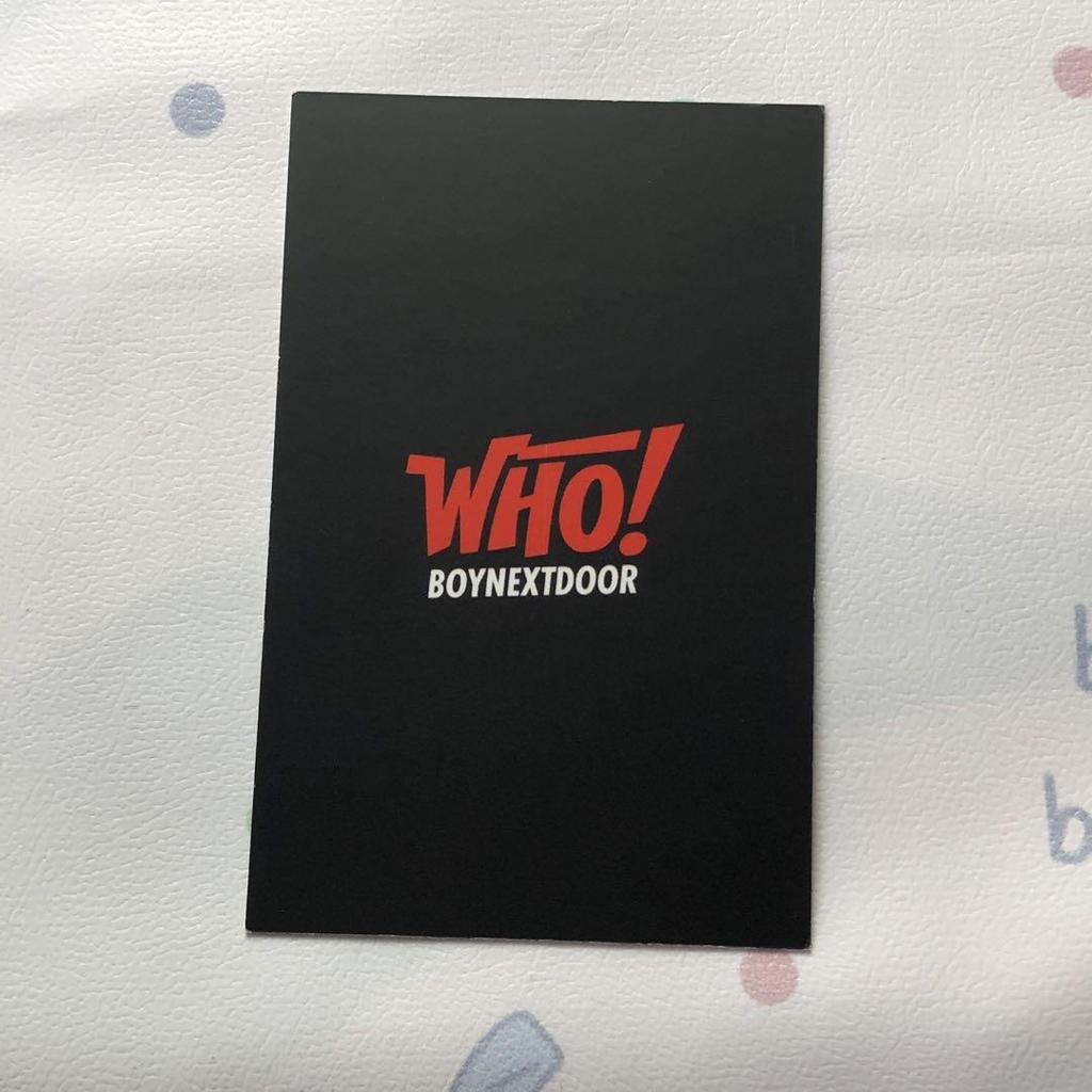 [USED] Jaehyun BOYNEXTDOOR Bonekdo Limited WHO! Sanok Trading Card