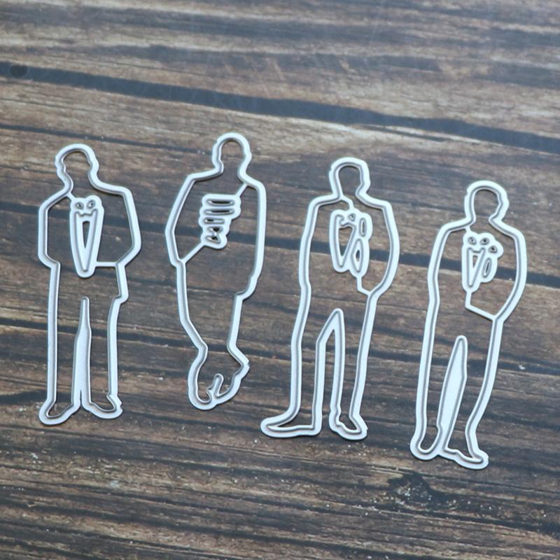 4Pcs/Set Heart Metal Cutting Dies Stencil Scrapbooking Card Embossing Craft DIY 4Pcs/Set Heart Metal Cutting Dies Stencil Scrapbooking Card Embossing Craft DIY