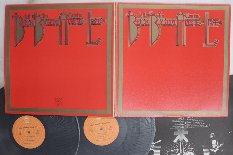 

Виниловая пластинка BECK BOGART APPICE Beck Bogert Appice Live 403P556 EPIC 1978 Япония Рок Б/у