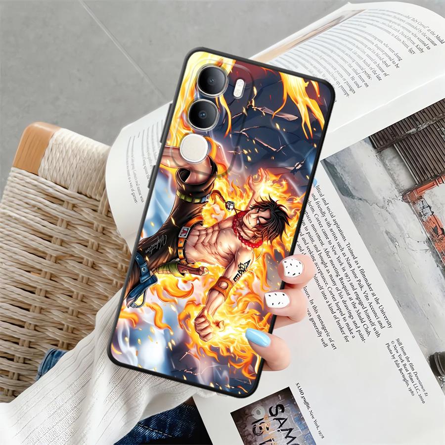 Phone Cover Case for Vivo Y52S Y93 Y71 Y91 Y75 Y81 Y50 Y95 Y51S Y78 V27 V21E V23 V25 V30 V29 Y53S Cool Zoro Anime