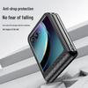 Motorola Razr40 Ultra Faltbares Lederetui mit Scharnierschutz