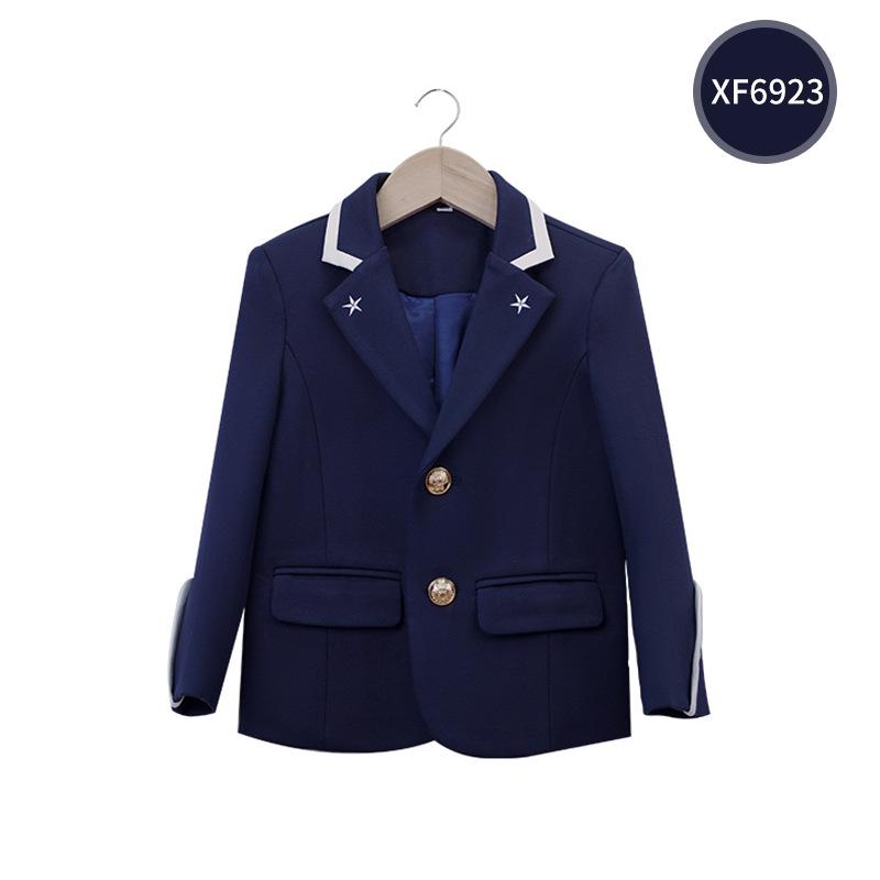 College-Stil Schuluniform-Blazer für Moderation, Rede und Abschlussfotos