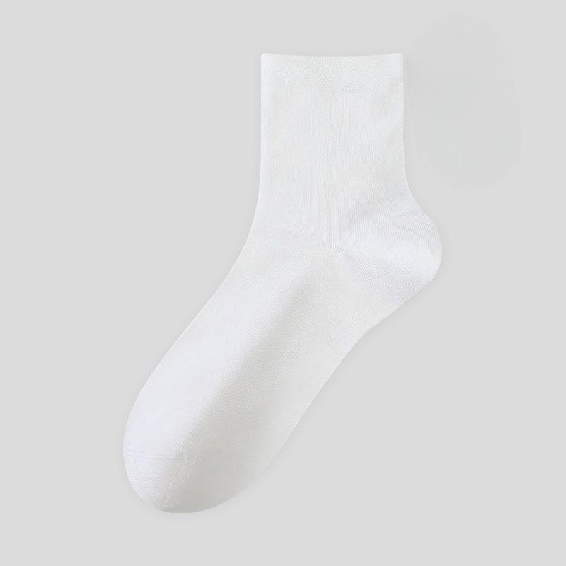Sock Children's Short Socks - Summer and Spring Style, Pure Cotton, Anti-odor, Sweat-absorbing Short Tube Cotton Socks, Thin Style, Mid-length Socks