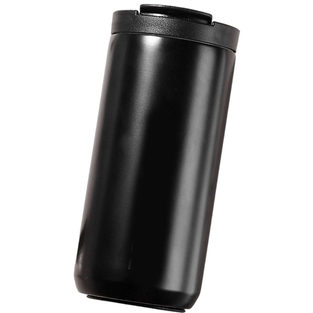 Tragbarer 304 Edelstahl-Kaffeebecher mit doppelter Vakuumisolierung, Metalltextur für Pendeln und Camping-Reisen