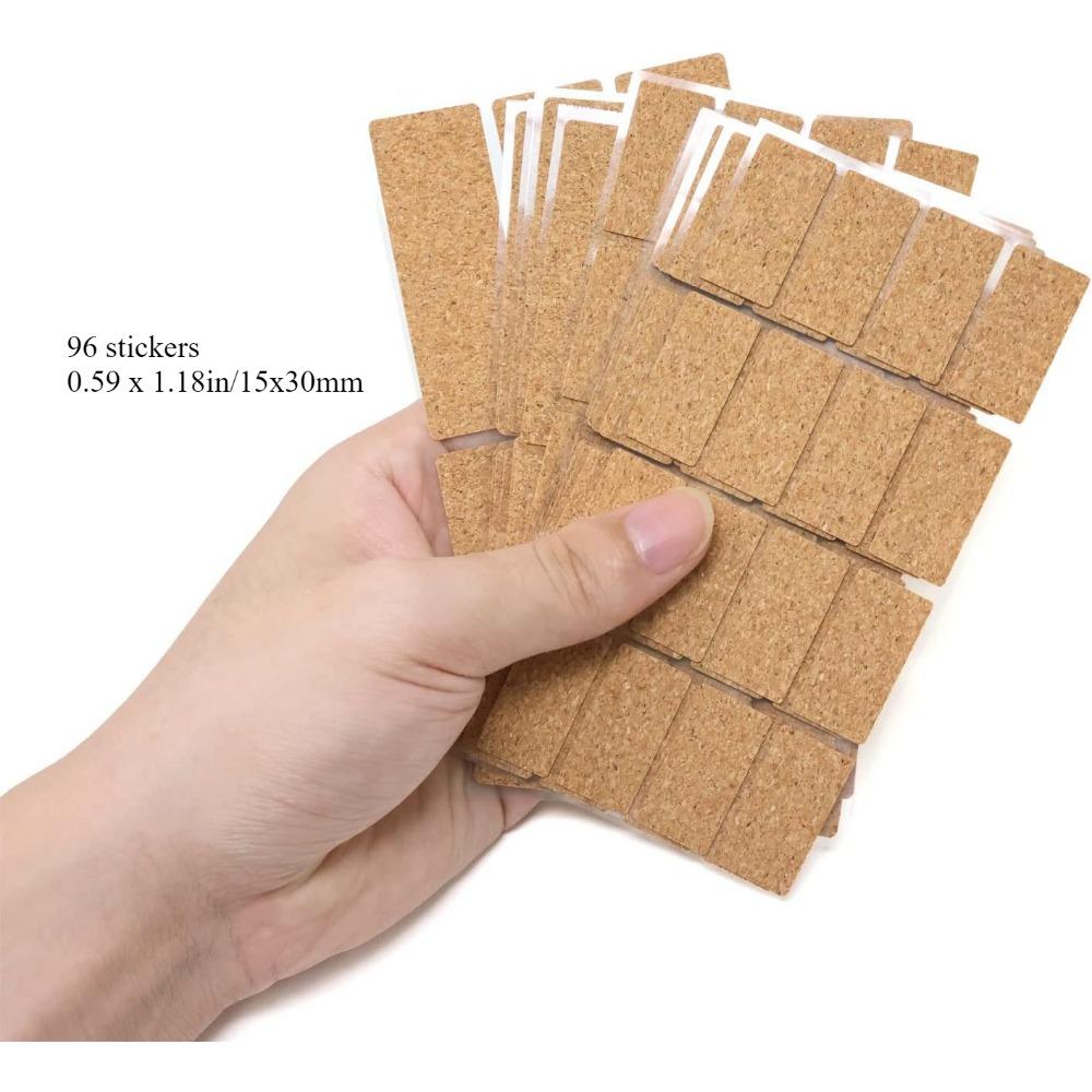 

Наклейки на пробковые деревянные этикетки, водонепроницаемые самоклеящиеся наклейки для именных бирок, прямоугольные пустые наклейки, этикетки для стеклянных бутылок, пищевых контейнеров