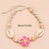 Handmade Beach Beaded Anklet Boho Shell Anklets Bracelets Fashion Adjustable Flower Footchain Anklet Summer Foot Jewelry
