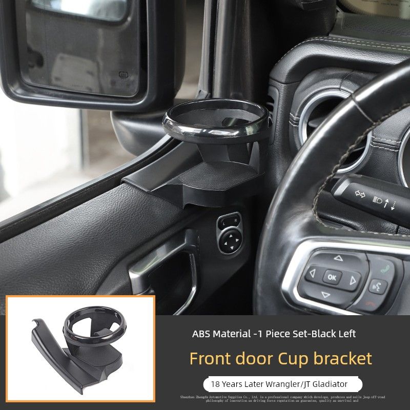 18 Models Wrangler Restoration Metal Walkie-Talkie JL Wrangler Multifunctional Water Cup Bracket Car Phone Holder