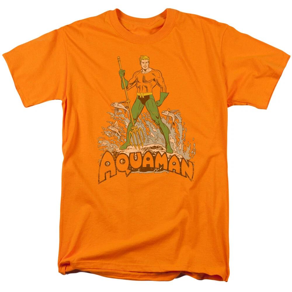 Aquaman  Aquaman Distressed  T-Shirt - to 4X 3XL