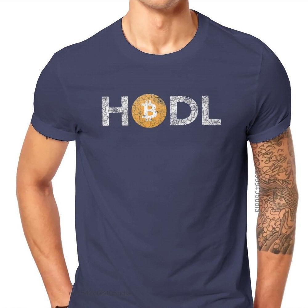 Bitcoin Cryptocurrency Meme Vintage Hodl T Shirt Vintage Goth Summer Loose Cotton Mens Camisa Streetwear Harajuku ONeck Tshirt