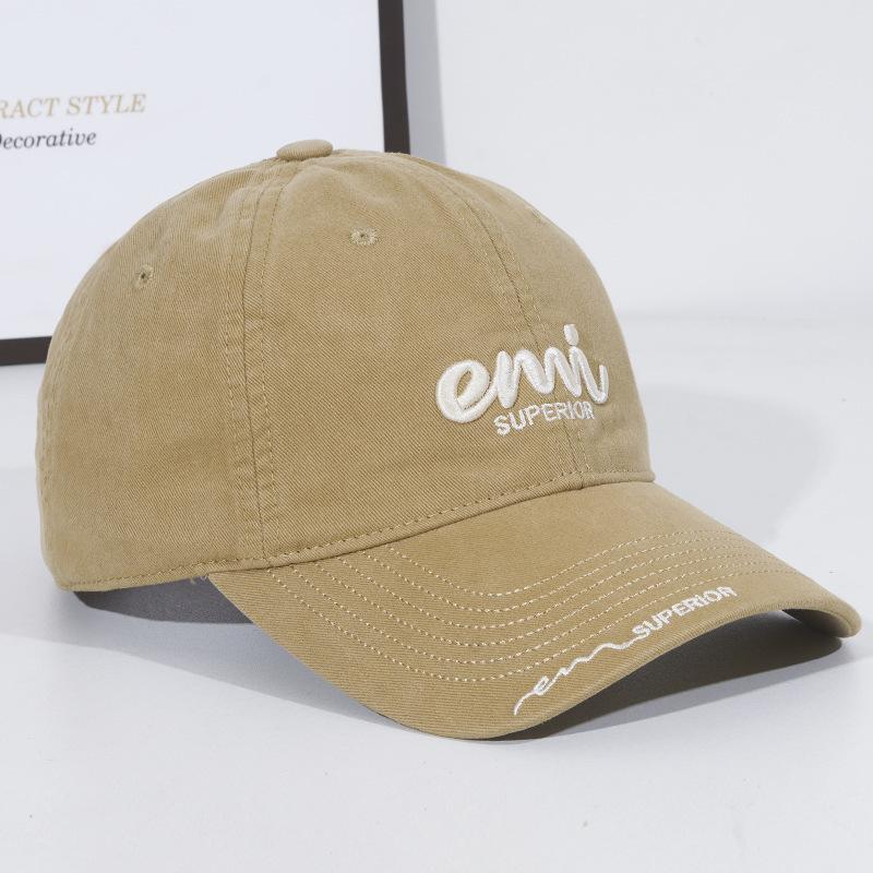 

Женская новая бейсболка с мягким верхом и глубокой посадкой, корейский стиль, модная, для большой окружности головы, модная бейсболка высокого качества M（56-58cm）