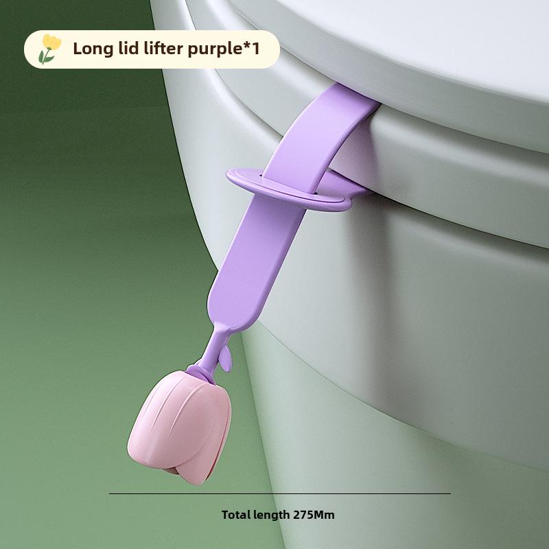 Silicone Toilet Lid Lifter: Keeps Hands Clean, Portable Smart Home Solution