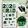 2026 Graduation Magnetic Car Decals Waterproof Graduation Car Magnets Fade-Resistant Reusable Party Decor for Vehicles