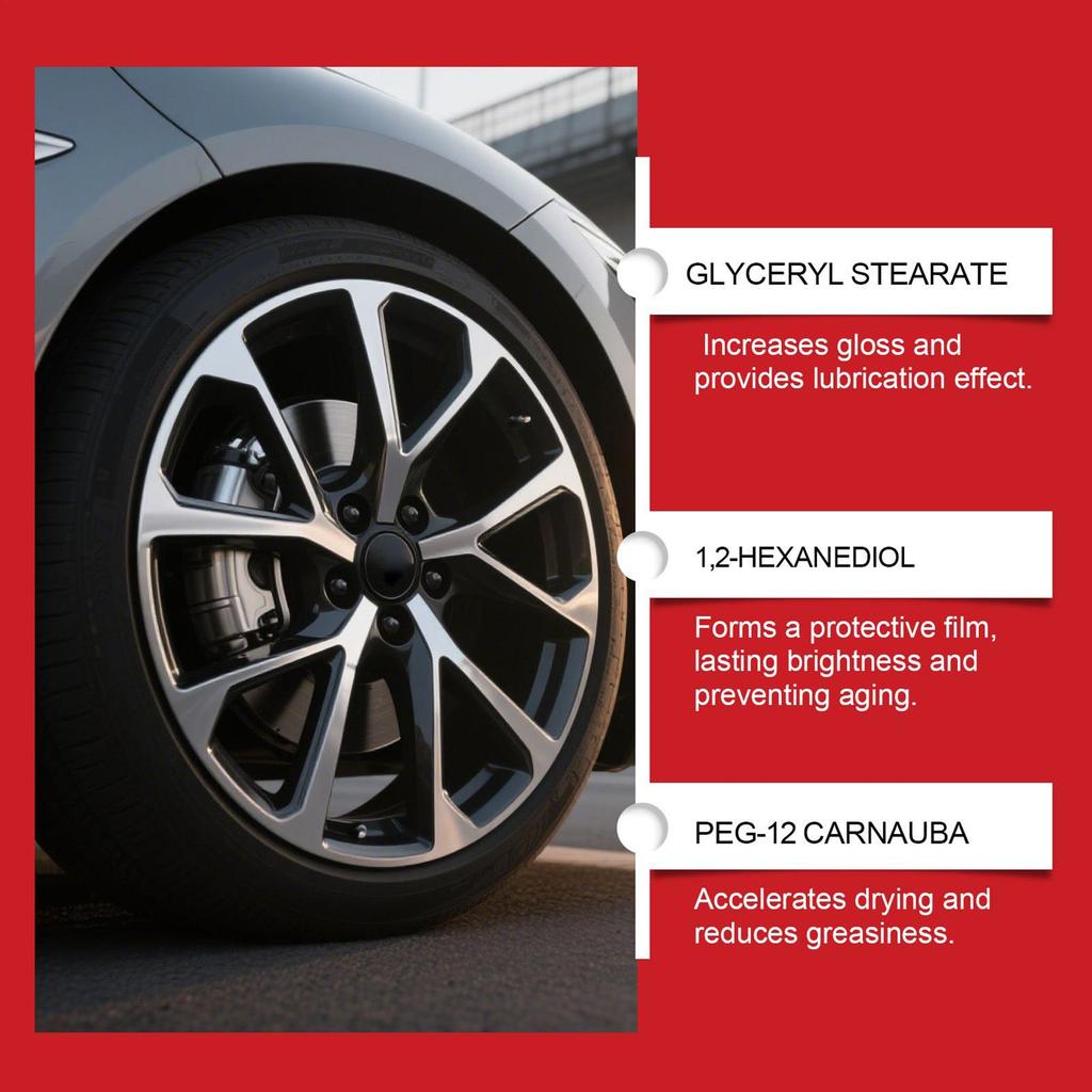 Wheel Shine For Car Tires Auto Tire Cleaning Polishing Product Automotive Wheel Protectant For Trucks Sedans RVs SUVs Collectors