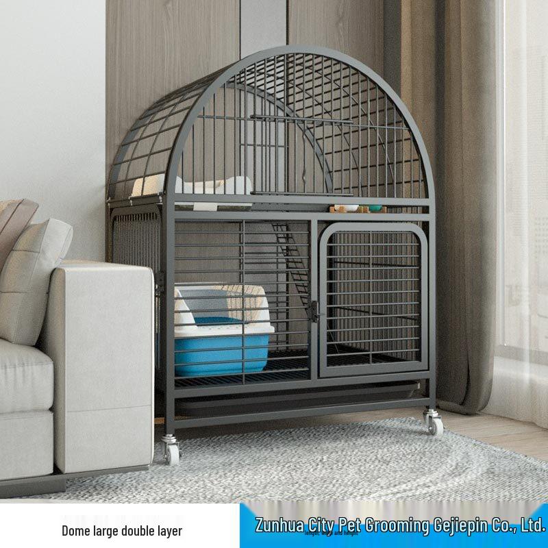 Extra-Large Three-Layer Cat Cage Villa for Household Use