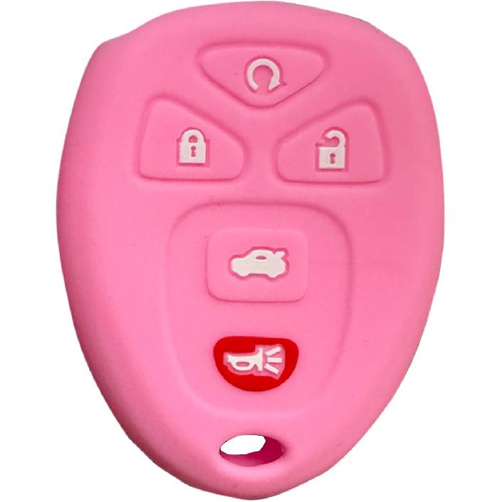 Key Fob Cover for Chevy GMC Hummer: 5 Buttons Key Fob Case Fit for Chevy Traverse Malibu Impala Limited Monte Carlo GMC Acadia Limited Denali Savana