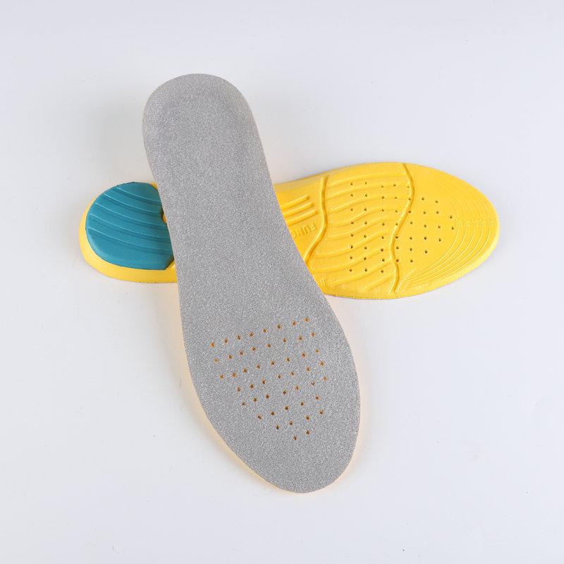 Customized Men's Breathable Sports Insoles: Anti-odor, Sweat-absorbing, Comfortable, Shock-absorbent, Suitable for All Seasons.