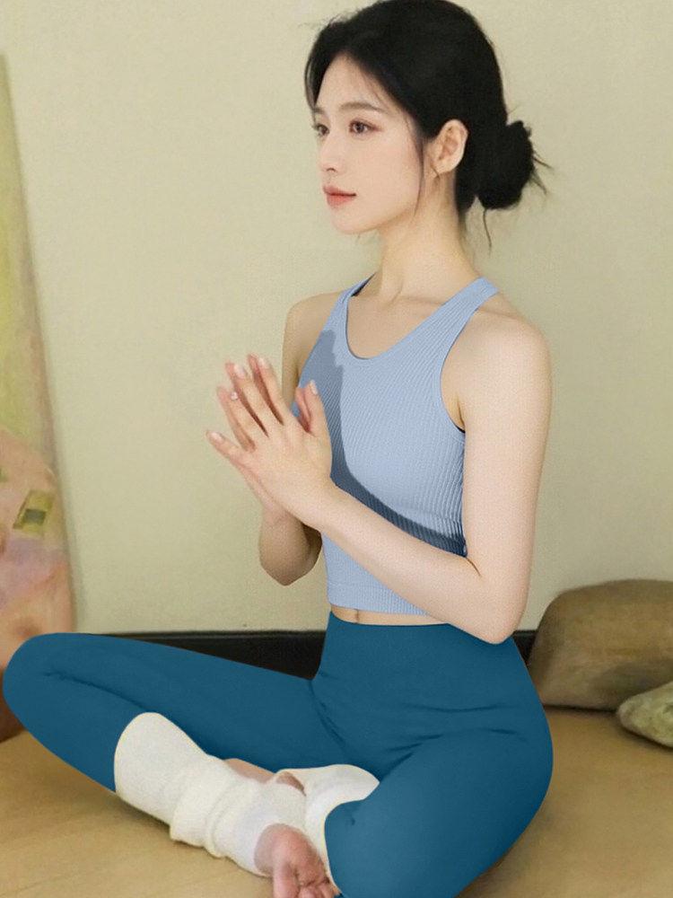 2026 High-End Women s Racerback Yoga & Pilates Summer Suit Set Small (85-100)