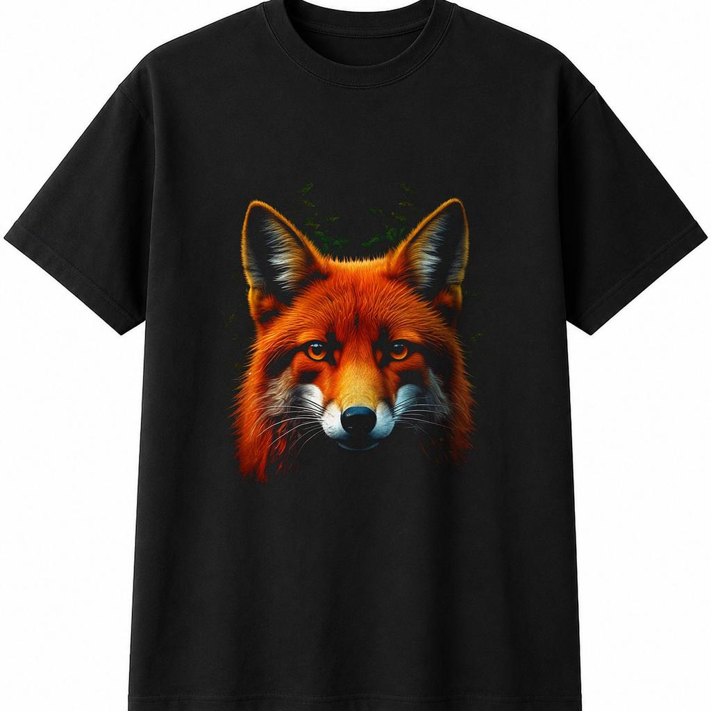 Red Fox Wildlife Mens Womens T-Shirt Animal Unisex Novelty Gift Tee Funny