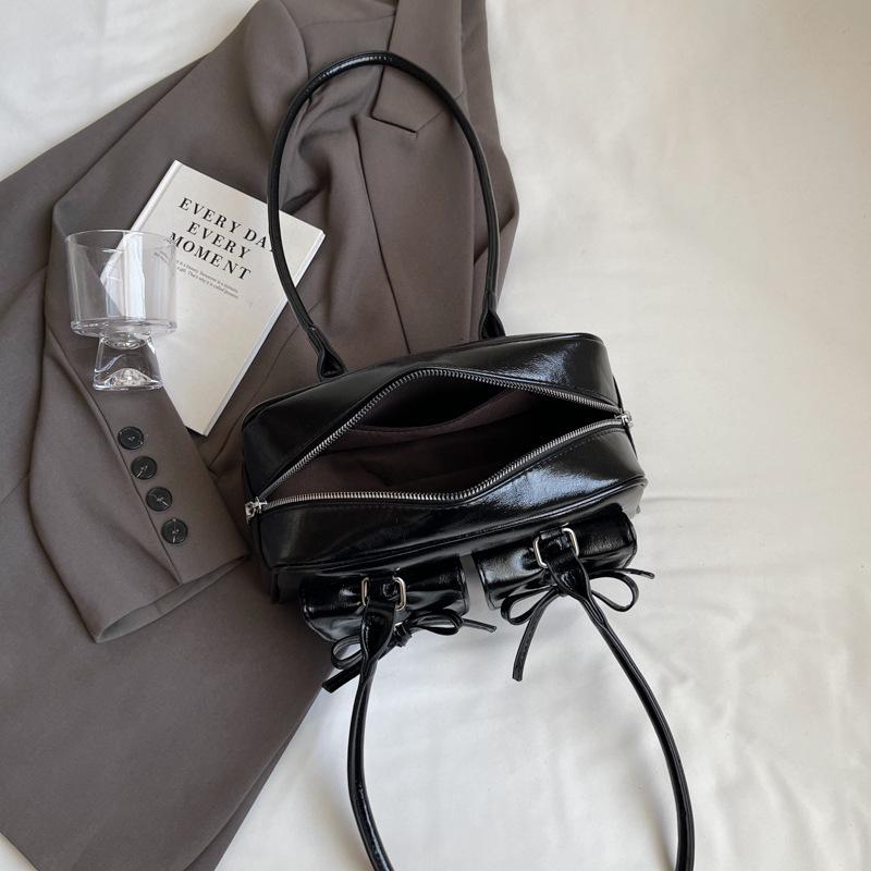 Borsa a Spalla da Donna 2024 Stile Coreano Minimalista Multi-tasche per Viaggi Casual alla Moda