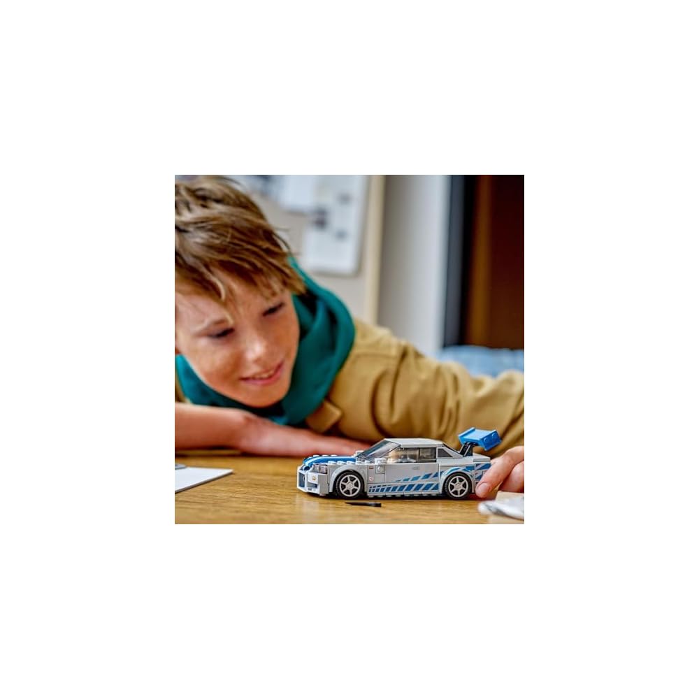 LEGO Speed Champions Nissan Skyline GT-R R34 Toy Building Blocks for Kids Ages 9-11 Vehicle Model 76917