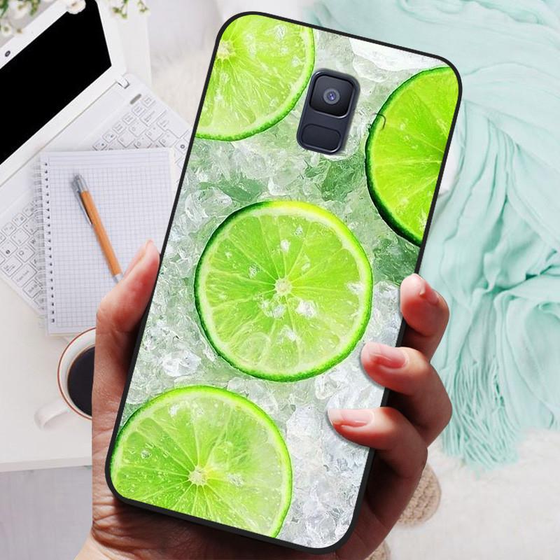 Für Samsung Galaxy A8 Plus 2018 Hülle Schwarze Abdeckung Löwe Wolf Silikon Weiche Rückseite Hüllen Für Samsung A8 2018 A530 A530F Handyhülle