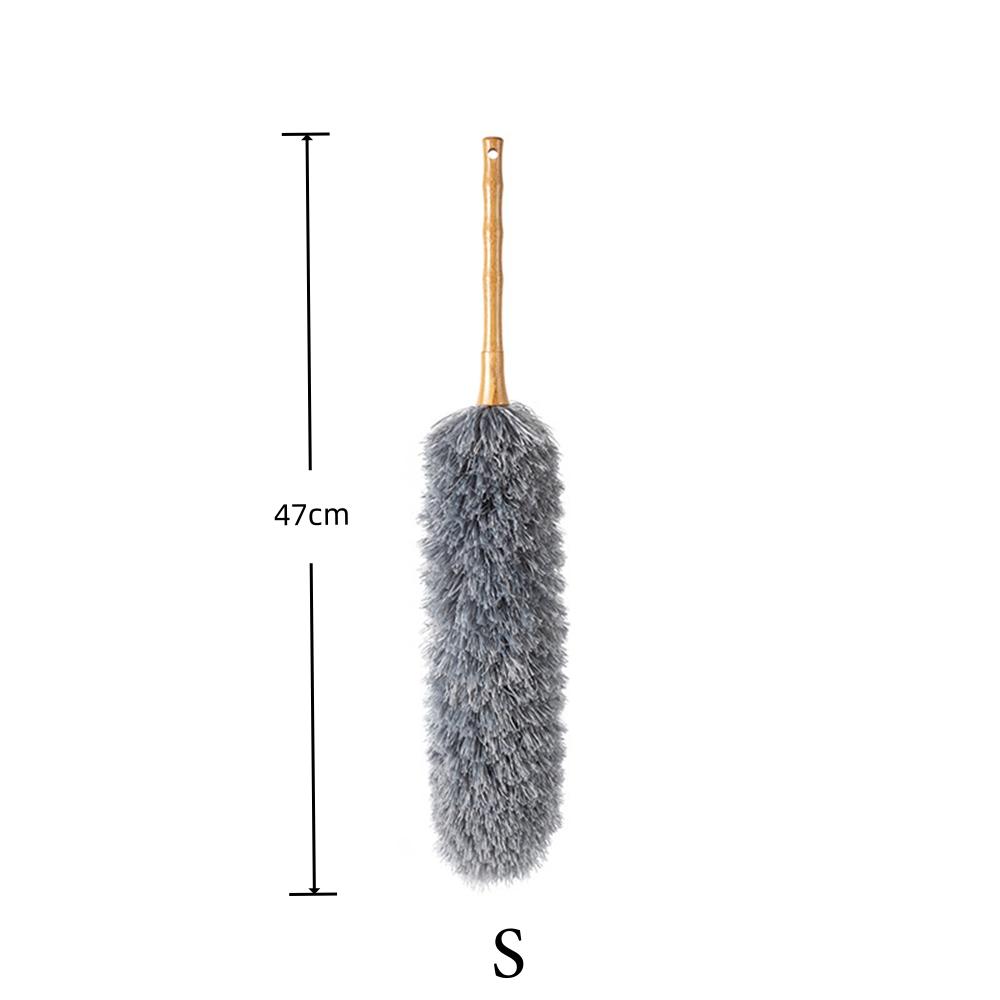 2026 Деревянная ручка Микрофибровая метелка Электростатическое притяжение Гибкая Щетка против пыли Дом Кондиционер Автомобиль Мебель Чистка